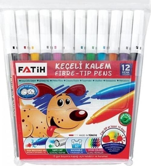 Keçeli Kalem 12 Renk (34020)