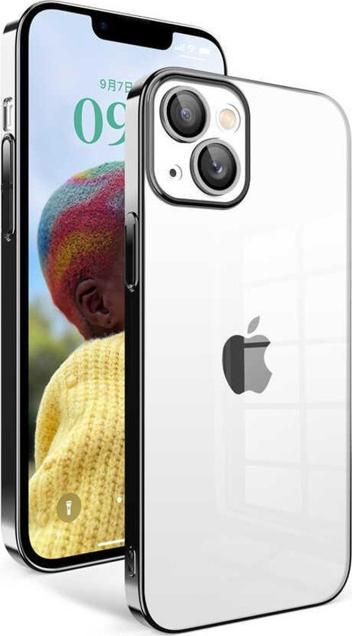 iPhone 14 Kılıf Garaj Kenarları Renkli Kamera Korumalı Kılıf