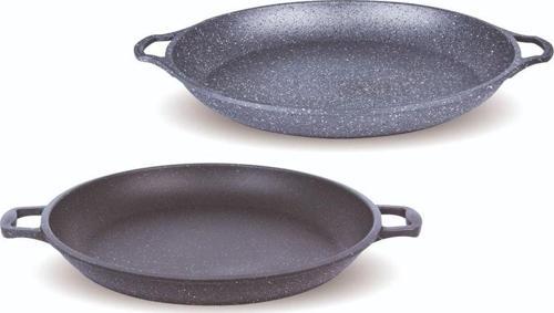 Döküm Kavurma ve Gözleme Tenceresi Çift Kulplu 36cm Siyah- G3021SYH