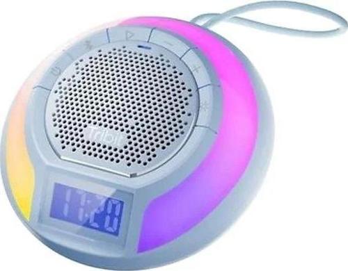 AquaEase IPX7 Su Geçirmez 18 Saat Oynatma Süresi Dahili Mikrofon Işıklı Bluetooth Hoparlör Mavi