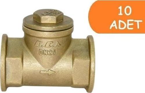 10 Adet ECA 1/2" Yatay Çekvalf 601007022