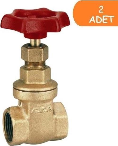2 Adet ECA 1/2 Şiber Valf 601003001