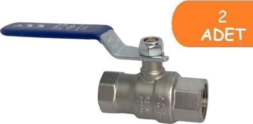 2 Adet ECA 3/4 İçme Suyu Küresel Valfi İç Vida x İç Vida PN10 602122169