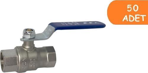 50 Adet ECA 1/2 İçme Suyu Küresel Valfi İç Vida x İç Vida PN10 602122168