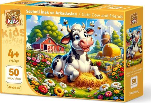 35321 SEVİMLİ İNEK VE ARKADAŞLARI 50 PARÇA PUZZLE