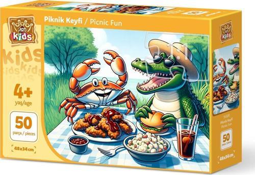 Art Çocuk Piknik Keyfi 50 Parça Puzzle