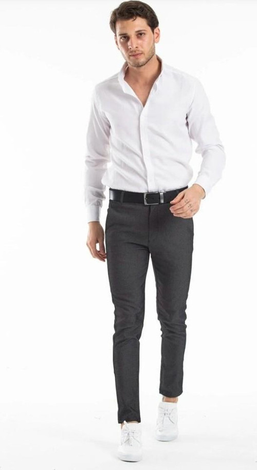 Captiva İtalyan Kesim Slim Fit Erkek Keten Pantolon-5419