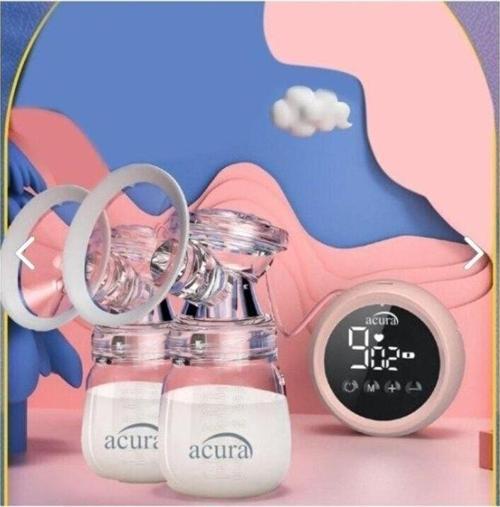 AC-3020 Şarjlı, LCD Ekranlı, Biberon Özellikli Çiftli Göğüs Pompası 8698726752895