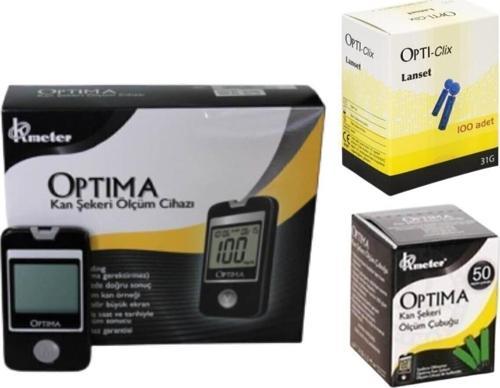 Şeker Ölçüm Cihazı + 50 Strip + 100 Lanset
