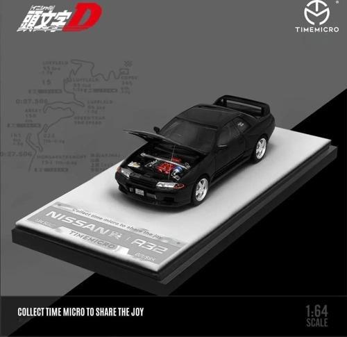 Time Micro Nissan GT-R R32 Initial D Düz Siyah