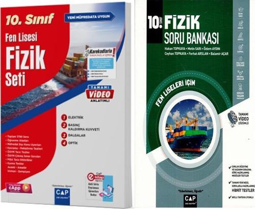 Çap Yayınları 10.Sınıf Fen Lisesi Fizik Seti ve Soru Bankası 2 Kitap