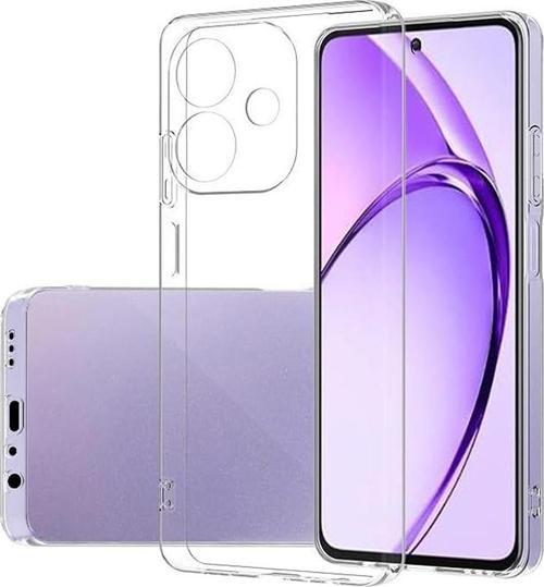 Oppo A3 Kılıf Kamera Korumalı Silikon Şeffaf Arka Kapak