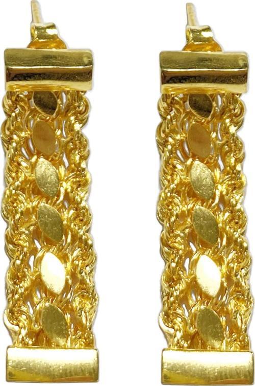 Altın Halatlı Pullu Kupe 6,2 Gram