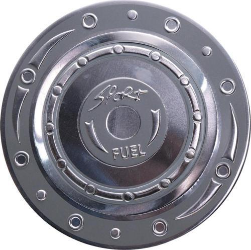 Krom Depo Kapağı Kaplam 170 mm Çap Sport Fuel Peugeot Partner ile uyumlu