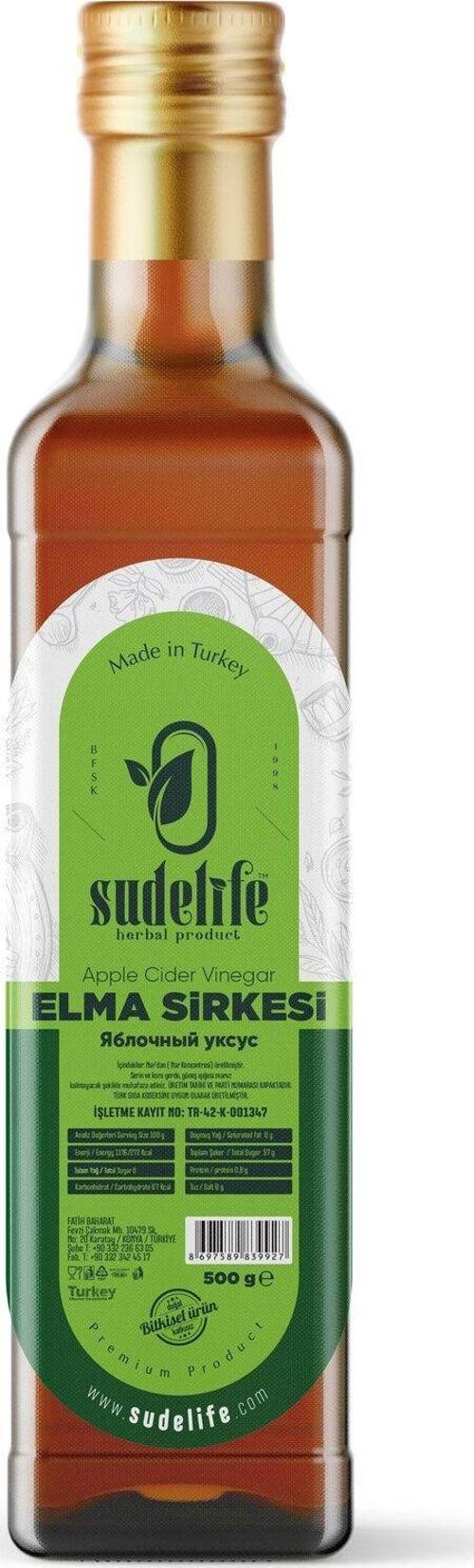 Organik Elma Sirkesi 500 Ml