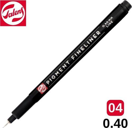 Pigment Fineliner Teknik Çizim Kalemi Siyah 04 (0.40mm) /