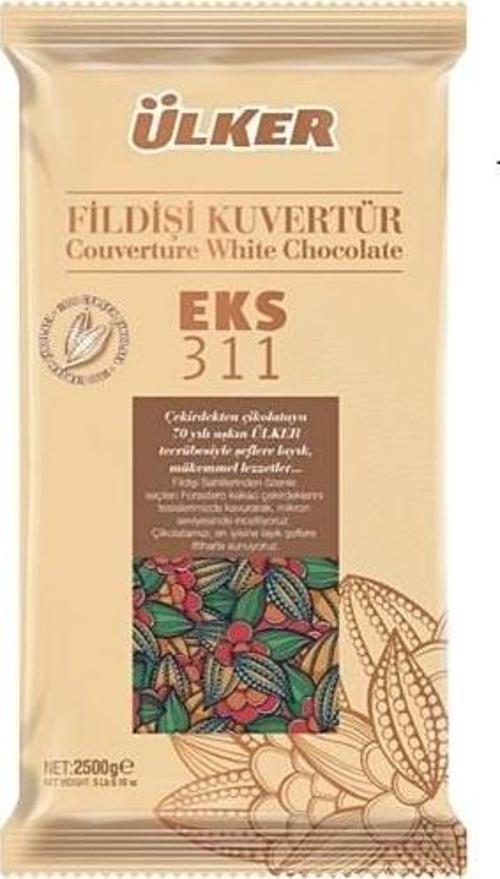 Kuvertür Beyaz - Fildişi Çikolata 2,5 kg