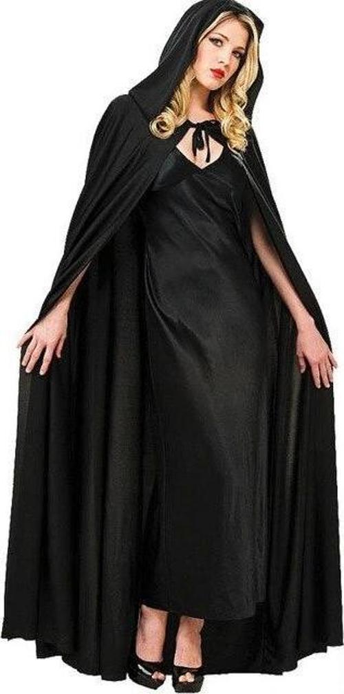 Si̇Yah Yakalı Pelerin - Vampir Pelerin - Dracula Pelerin 90 Cm