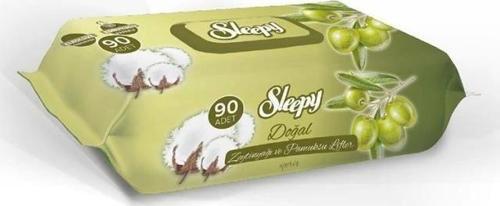 Nessiworld  Doğal Zeytinyağlı Islak Havlu Mendil 90 Adet