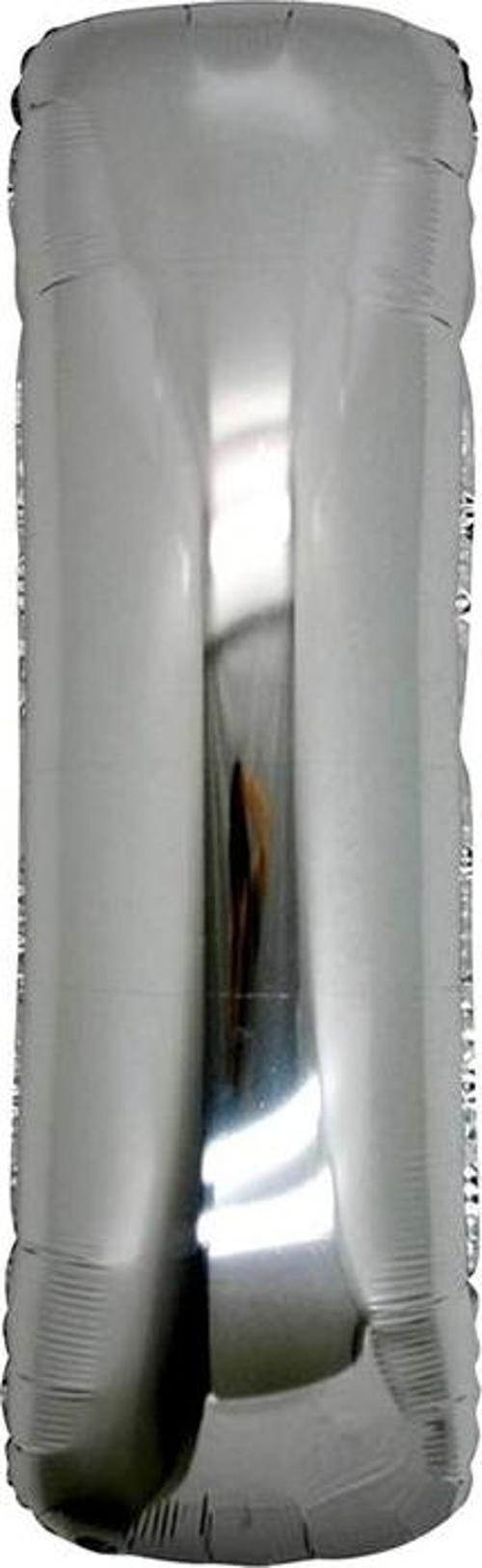 I Harf Folyo Balon Gümüş Renk 40 Inç