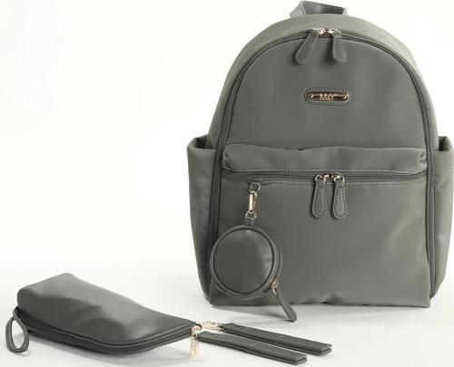 M&Y Diamond Anne Bebek Bakım Sırt Çantası 7345 Gri