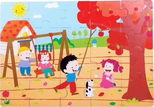 Cs-1277 Sonbahar  Ahşap Yer Puzzle