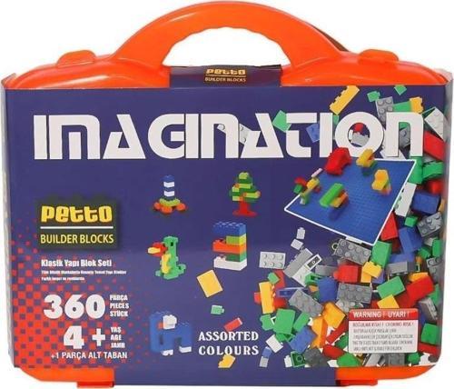 Pbb360-1 Çantalı Petto Blok Seti 360 Parça-Gepettoys