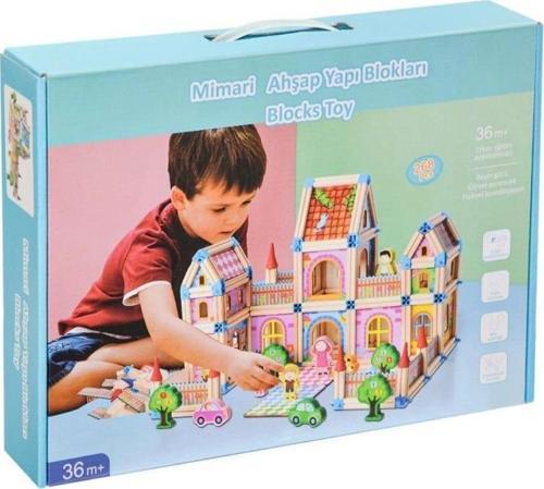 Kzl-2102103 Ahşap Mimari Yapı Blokları  268 Parça