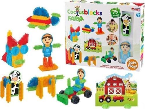 Dede Kaktüs Bloklar Çiftlik 75 Parça