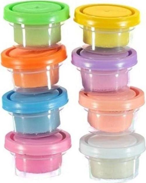 Dede 8'Li Silindir Oyun Hamuru Seti