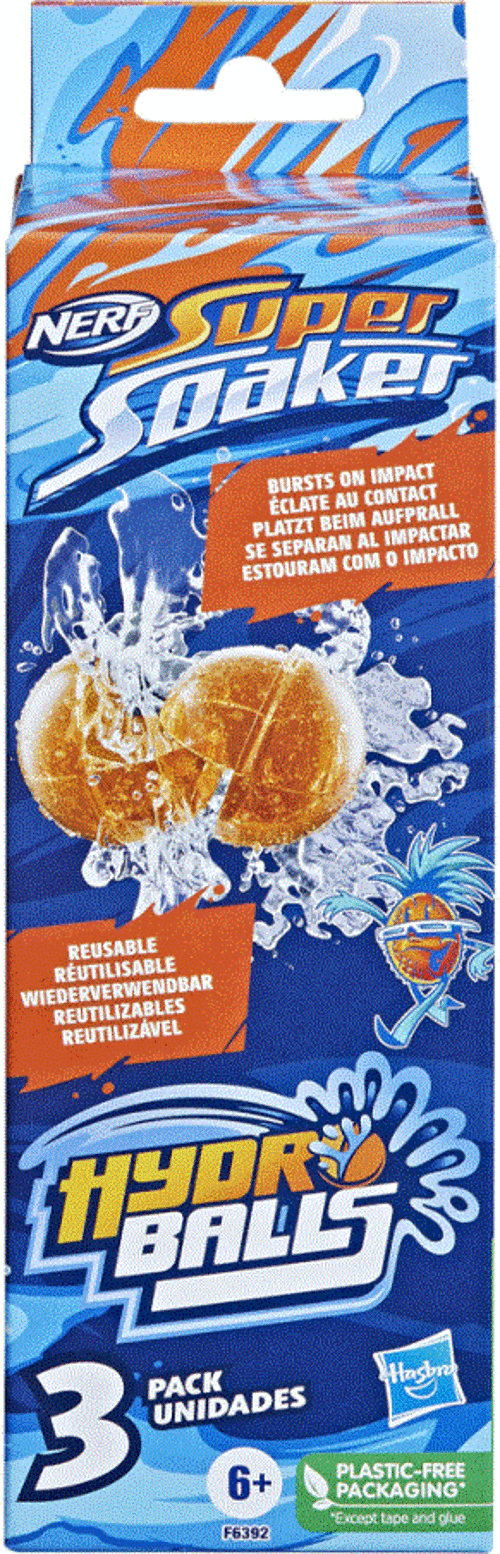F6392 Nerf Super Soaker Hydro Balls 3lü +6 yaş