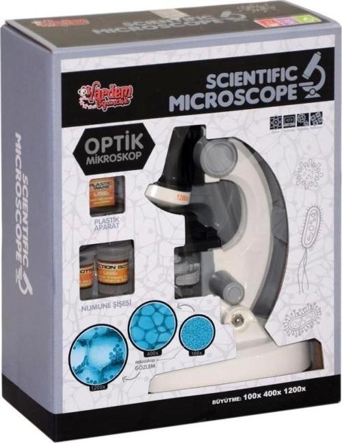 Km-1012A-1 1013A-1 Işıklı Objektif Bilim Mikroskopu -Vardem