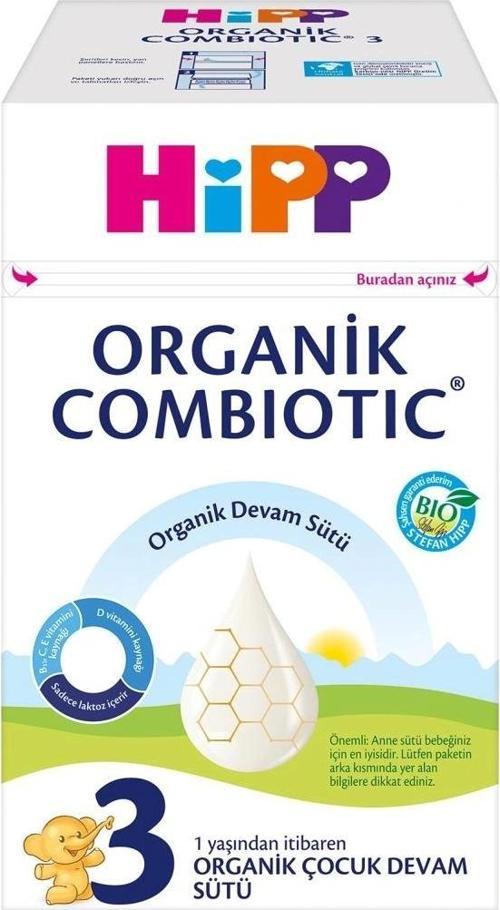 Hipp 3 Organik Combiotic Bebek Sütü 800 Gr