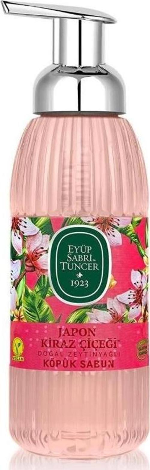 Doğal Zeytinyağlı Köpük Sabun 500 Ml Japon Kirazı Çiçeği