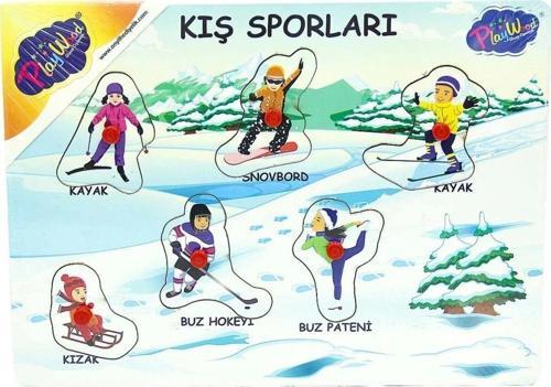 Ahşap Tutmalı Sporlar Yapboz