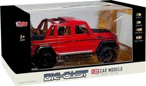 Hcl-902 Çek Bırak 1:22 Sesli Ve Işıklı Metal Jeep -Vardem