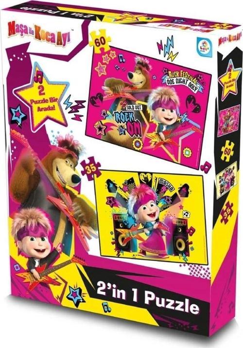 Maşa Ile Koca Ayı 2'Li Puzzle