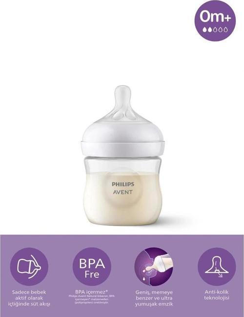 Doğal Tepkili Natural Response Pp Biberon 125 Ml 0+ Ay