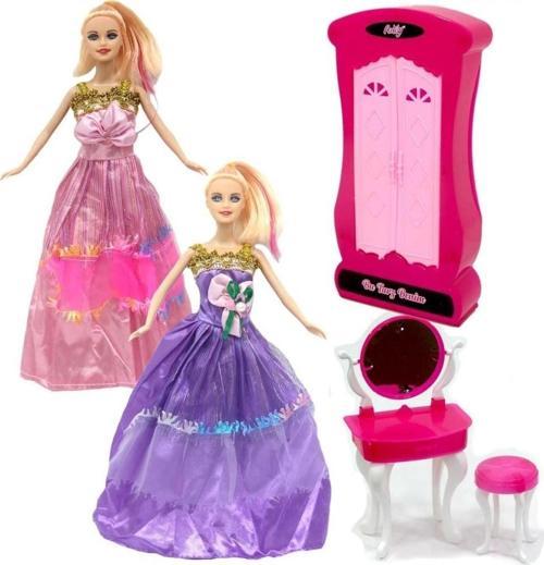 Anlily Makyaj Masalı Dolaplı Bebek