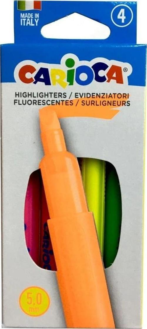 Carioca Fosforlu Renkler İŞaretleme Kalemi 4 Renk 42867
