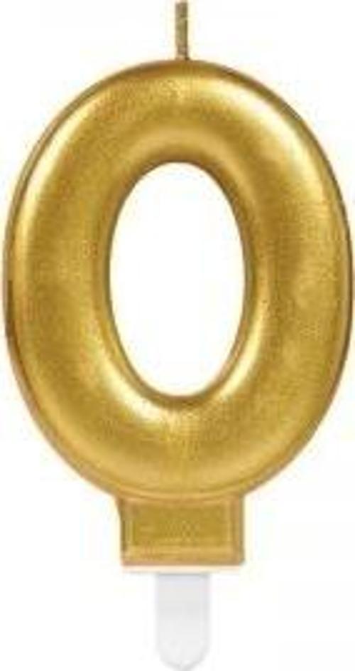0 Rakam Mum Gold Renk