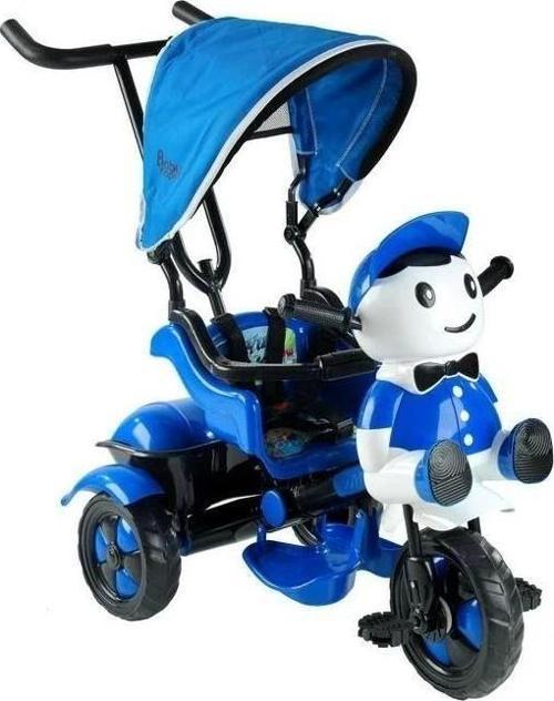 Babyhope 125 Yupi Triycle 3 Tekerli Kontrollü Bisiklet Mavi