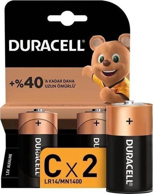 Duracell Basic C Boy Pil 2Li