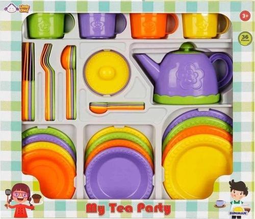 4682 Little Chef Çay Seti 36 Parça -Sunman