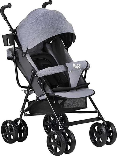 Babyhope Sa-7 Baston Puset Bebek Arabası - Kırçıllı Gri