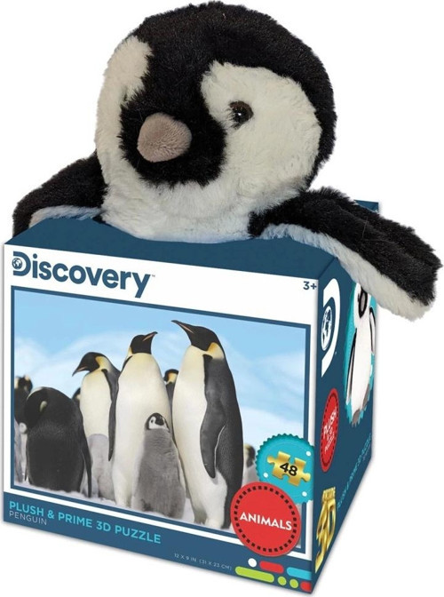 Prime 3D - Penguen Pelüş Ve Selfie 48 Parça Puzzle 15809