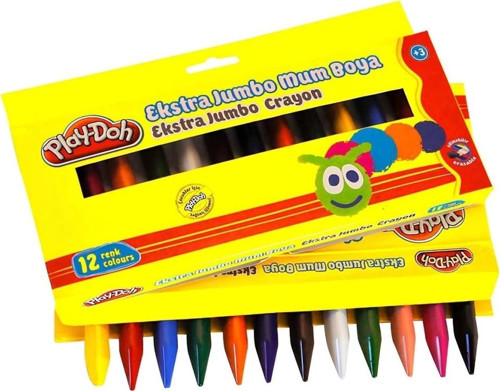 12 Renk Extra Jumbo Crayon