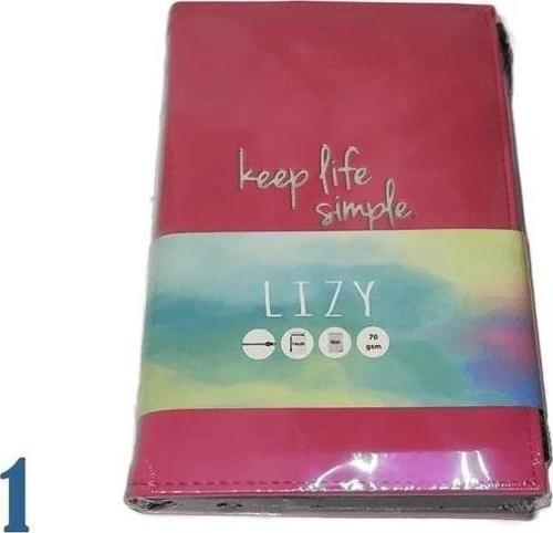 LIZY VELUR DESEN FERMUARLI DEFTER