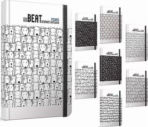 Beat İplik Dikiş Sert Kapak Defter 19x26 120 Yaprak Kareli (4226) Gıpta