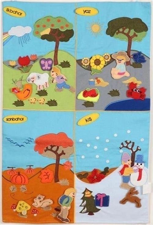 And-5125 Cırtlı Dört Mevsim Pano -Anadolu Oyuncak